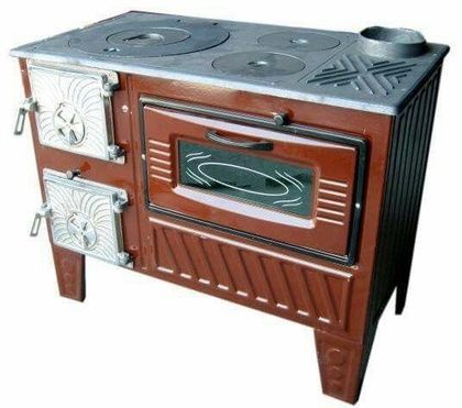 Отопительно-варочная печь МастерПечь ПВ-03 с духовым шкафом, 7.5 кВт в Балашихе