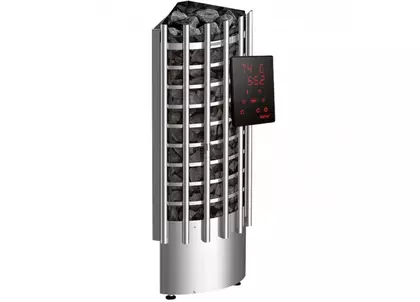 Электрокаменка для сауны Harvia Glow Corner TRC70XE c цифровой панелью управления в Балашихе