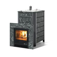 Дровяная печь-каменка ИзиСтим Ялта 35 (Пироксенит), AISI 430