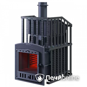 Дровяная банная печь Гефест Гром Ураган 50 (П2) в Балашихе