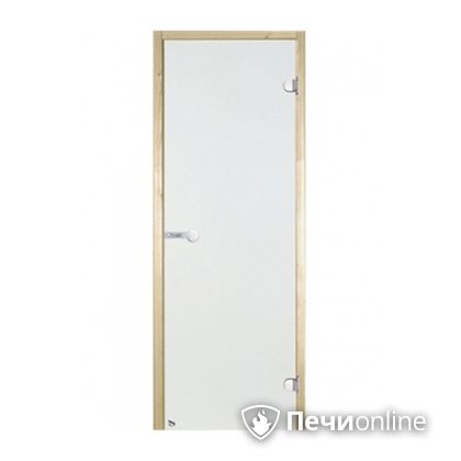 Дверь для бани Harvia Стеклянная дверь для сауны 7/19 коробка сосна сатин D71905М в Балашихе